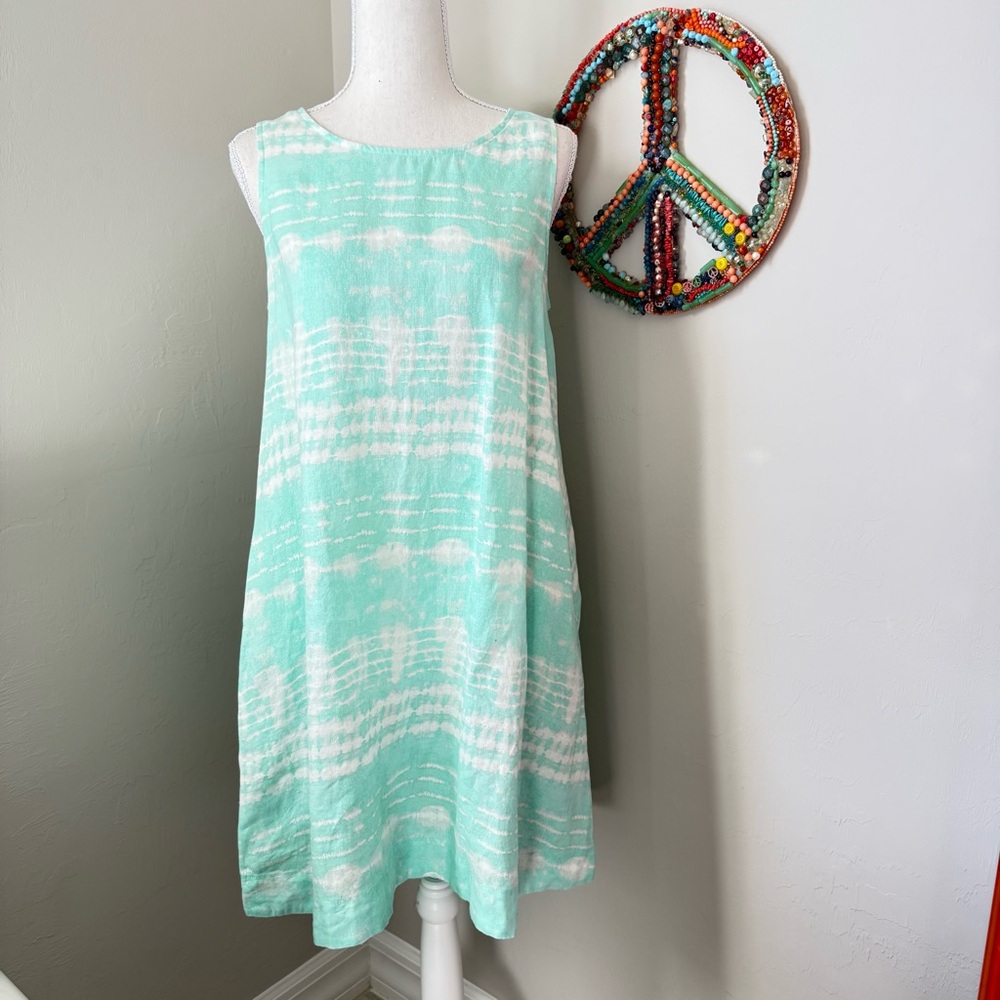 Nicole Miller Mint Green Sleeveless Dress